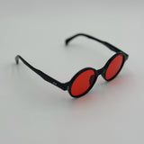 Black Red Circle Glasses