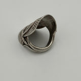 Closed Eye Silver Ring
