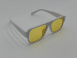 White Yellow Boss Sunglasses