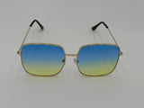 Blue Yellow Fade Sunglasses