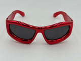 Red Tinted Techno Sunglasses