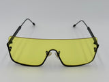 Yellow Tinted Underwire Sunglasses