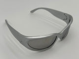 Grey Gunmetal Techno Sunglasses