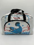Recycled White Koi Bag