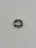 Ridge Steel Ring