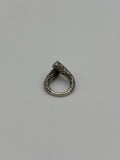 Bended Tribal Steel Ring