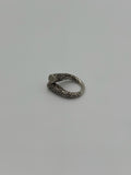 Bended Tribal Steel Ring