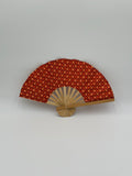 Red Star Handmade Bamboo Fan