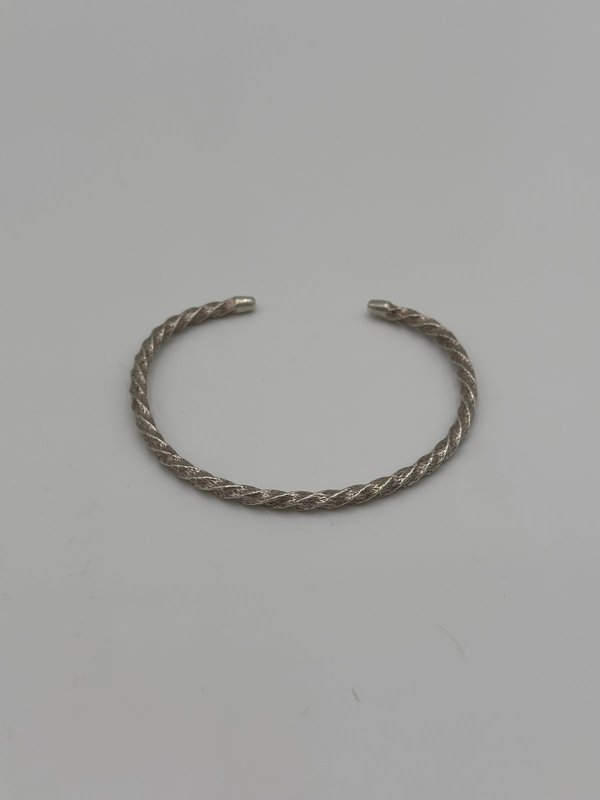 Silver Coil Bracelet