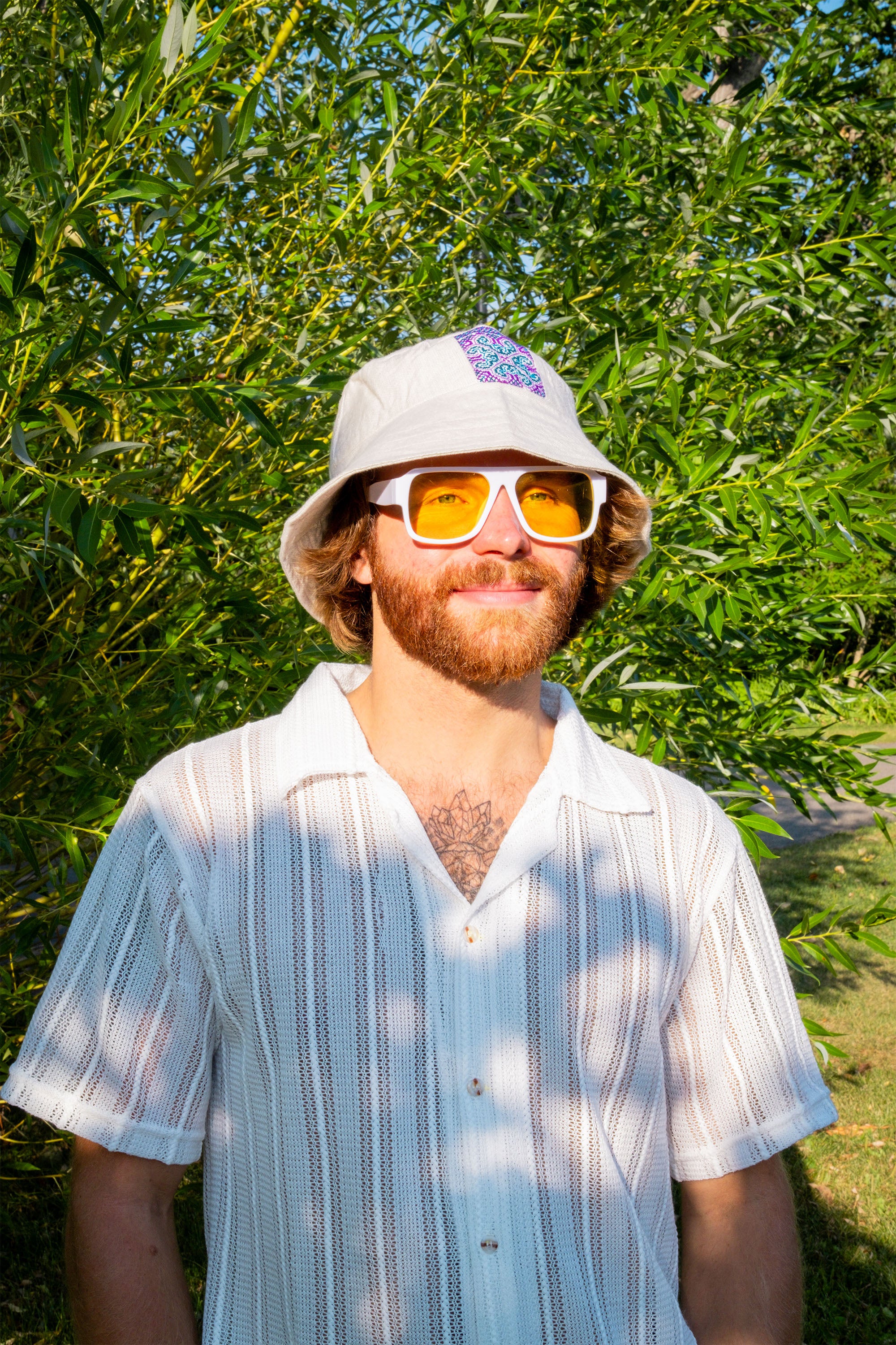 Traditional Hill Tribe Fabric Bucket Hat