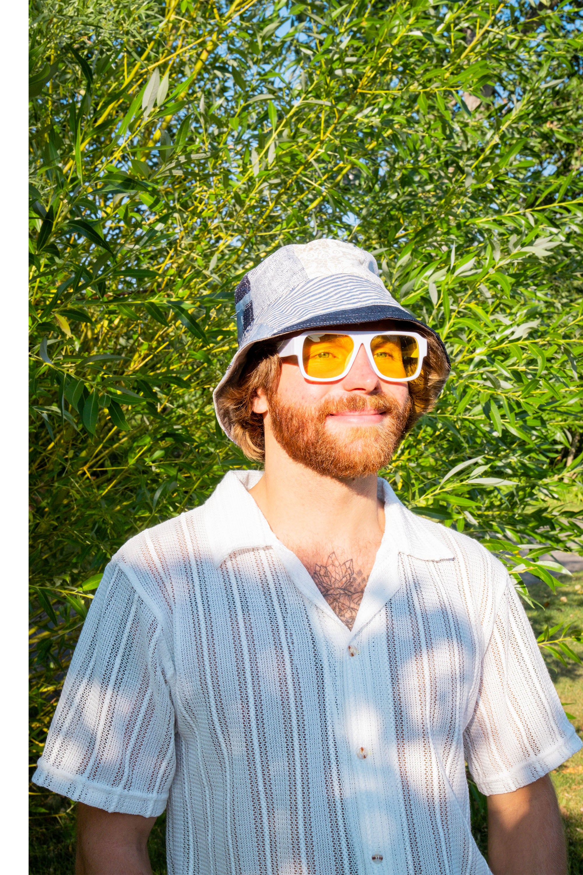 Traditional Hill Tribe Fabric Bucket Hat