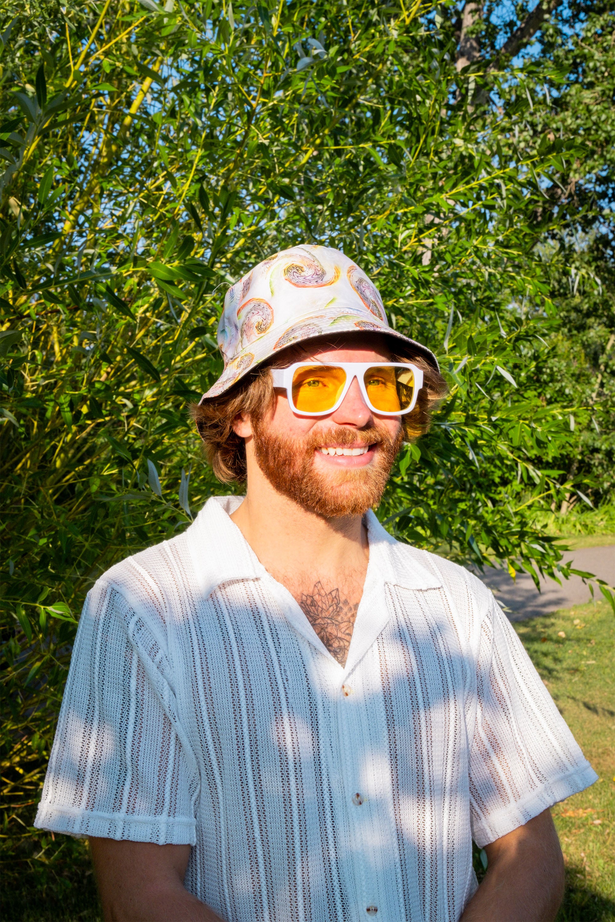 Traditional Hill Tribe Fabric Bucket Hat