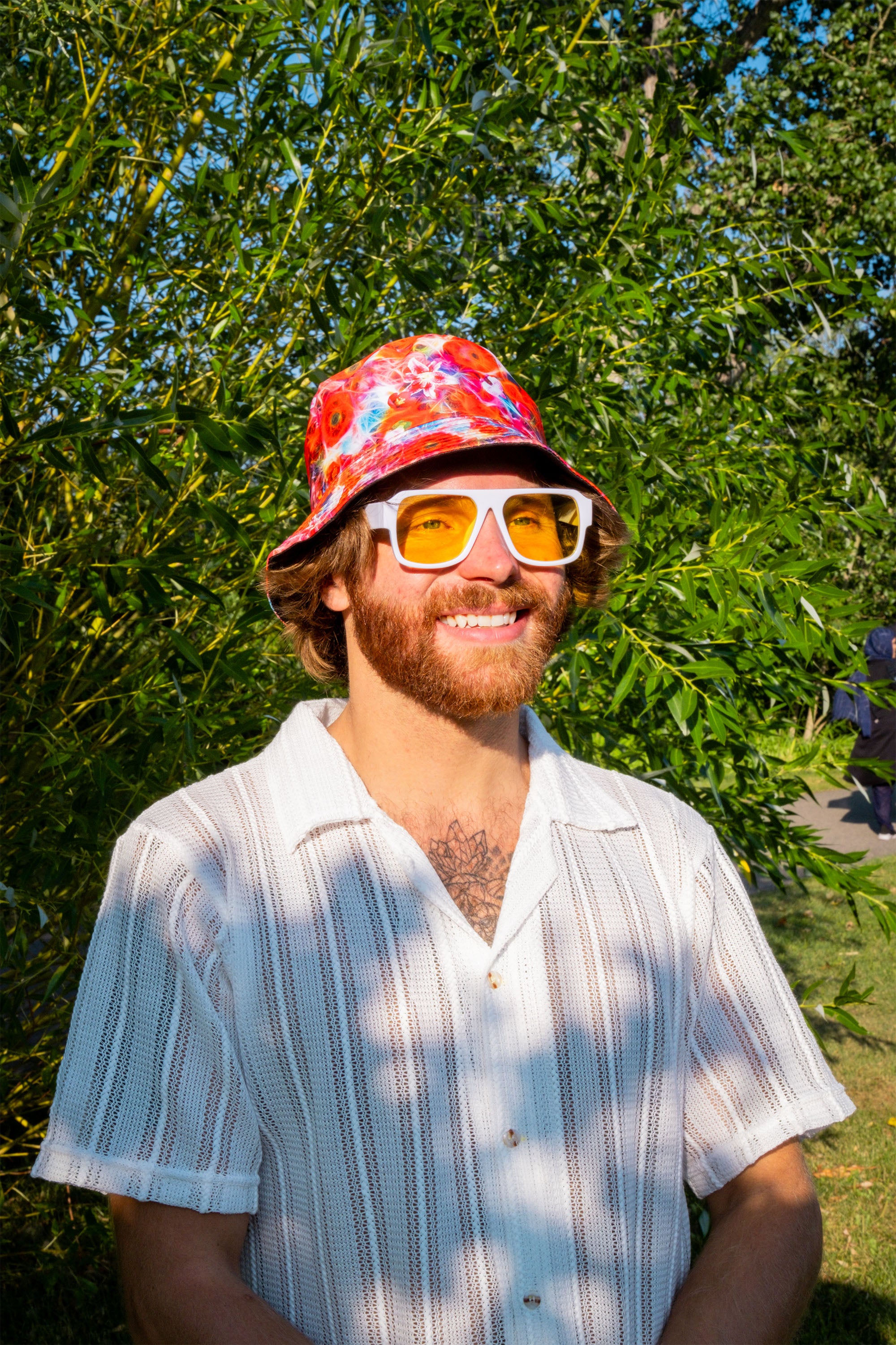 Traditional Hill Tribe Fabric Bucket Hat