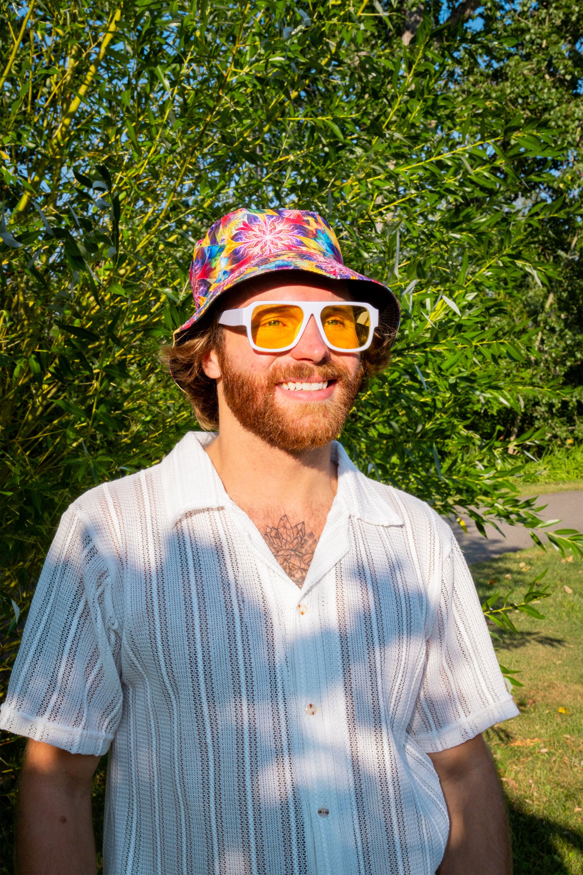 Traditional Hill Tribe Fabric Bucket Hat