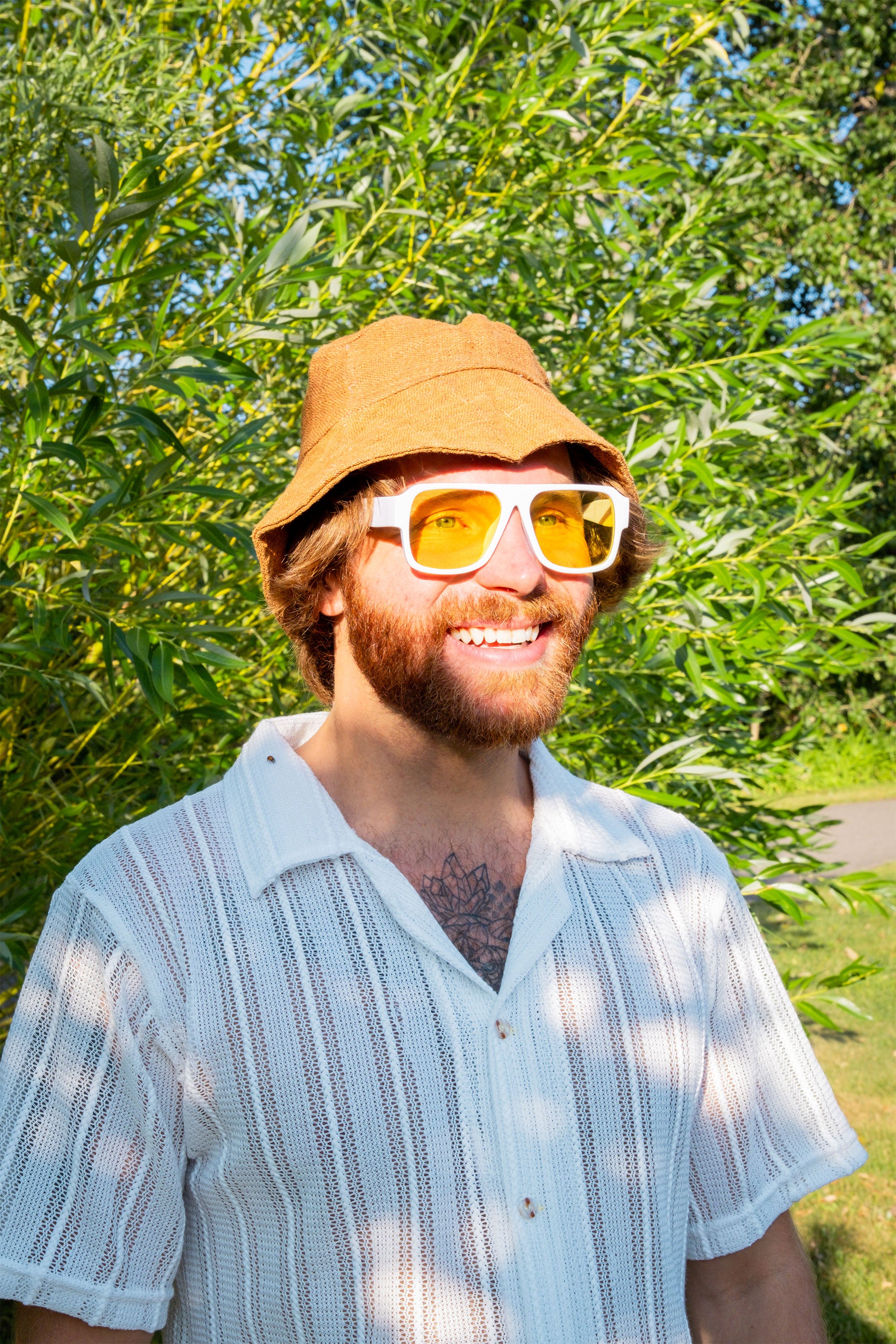 Traditional Hill Tribe Fabric Bucket Hat