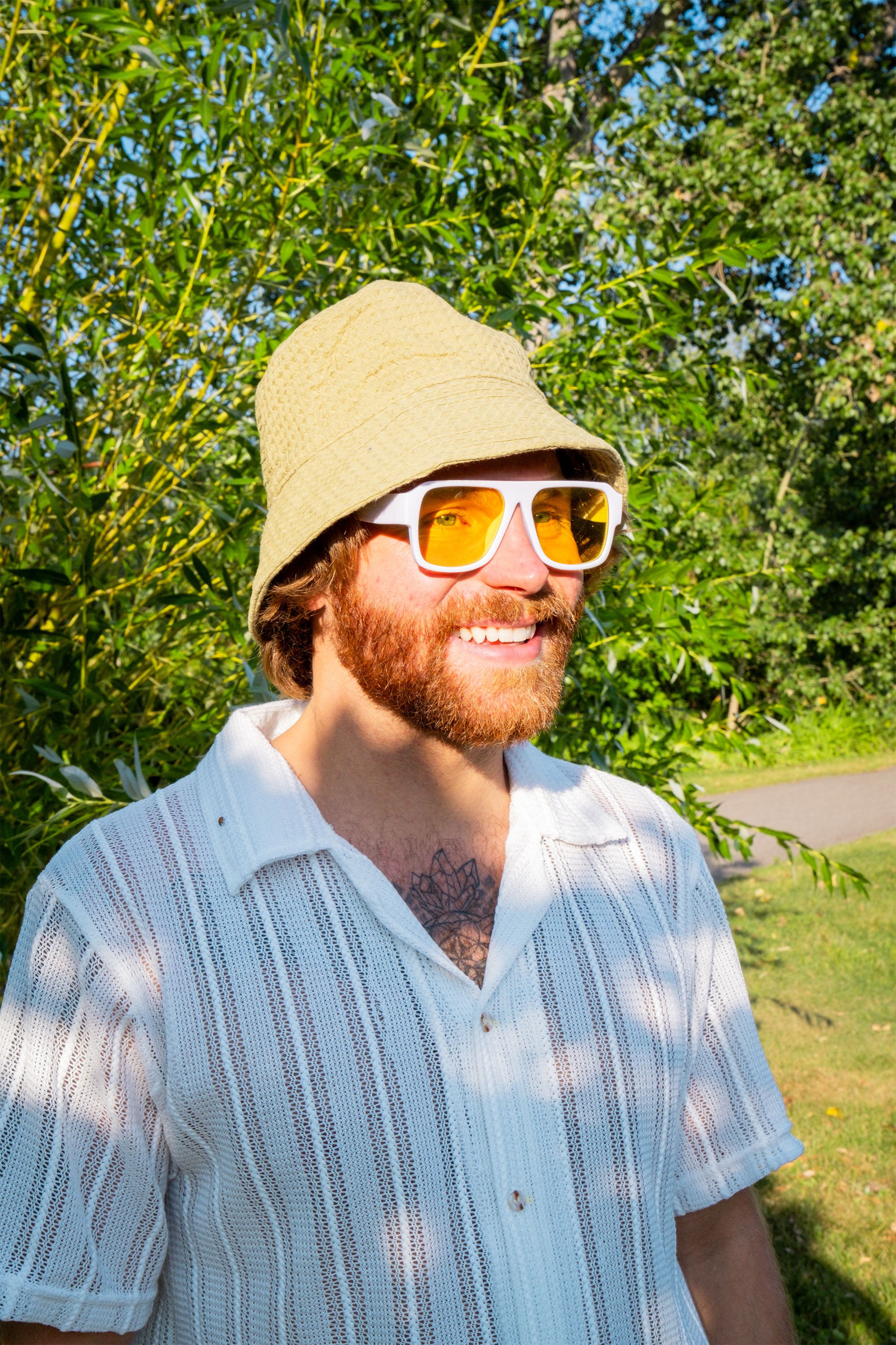 Traditional Hill Tribe Fabric Bucket Hat